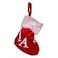 Kurt Adler RedWhite Monogrammed B Miniature Stocking