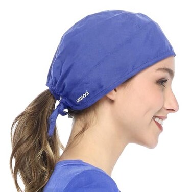 Dagacci Medical Uniform Unisex Scrub Cap Ceil Blue
