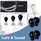 Javinhau MDF Ear Pieces SoftSealing Ear Tips Replacement Compatible with MDF Stethoscope Accessories Black