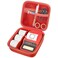 ALKOO Case Compatible with NIIMBOT B21 B1 Label Maker Wireless Thermal Label Printer Holder for Inkless Label Maker Labeling Tapes Refills with Mesh Pocket for Cable Accessories Red