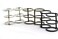 RuiLing 6pcs 3Hole Loose Leaf Binder Desk Calendar Binding Rings 3Ring DIY Metal Split Hinged Clip for Notebook Diary Photo Album Binding 25x25x40mm Silver Black Bronze