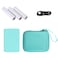 khanka Hard Travel Case Replacement for Phomemo M04S Portable Thermal Printer Bluetooth Label Printer Case Only Teal