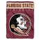 Northwest NCAA Florida State Seminoles Raschel Throw Blanket 60 x 80 Basic
