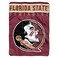 Northwest NCAA Florida State Seminoles Raschel Throw Blanket 60 x 80 Basic