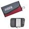 Aventik Fishing Tackle Organizer Case Soft Bait Binder Plastic Baits Spinner Bait Tackle Organized Removable Storage Pockets Dark Red