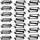 LUORNG 20PCS Webbing Connecting Clip Molle Webbing Connecting Clips Strap Buckle Backpack Clip Backpack Schoolbag Buckle