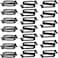 LUORNG 20PCS Webbing Connecting Clip Molle Webbing Connecting Clips Strap Buckle Backpack Clip Backpack Schoolbag Buckle