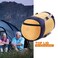 REDCAMP Nylon Compression Stuff Sack Lightweight Sleeping Bag Compression Sack Great for Backpacking Hiking and Camping Orange M