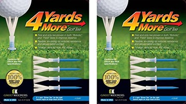 ProActive Sports 4 Yards More Golf Tees Blue Driver Tee 3 14 2 Count