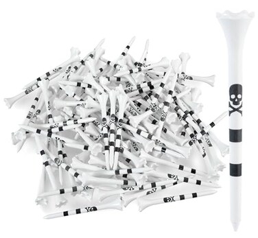 NorthPointe Skull and Crossbones Golf Tees Plastic 3 14100 Tees in Bulk