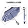 LLanxiry Inverted Umbrella Windproof Reverse Umbrella with CShaped Handle SelfStanding DoubleLayer Canopy for Car Travel Everyday Use