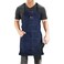 Dadidyc Denim Jean Tool Apron with 4 Pockets Waterproof Adjustable Canvas Lightweight Work Apron Blue