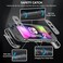 FANPL Clear Case for Nintendo Switch 2 2025 Protective Cover for Switch 2 and Joy Con Controller Strong and Durable Not Easy to Fall Off Glitter