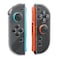 FUNDIARY Replacement for Nintendo Switch 2 Controller Switch Wireless Controllers Compatible with Switch 2 Shockproof Hard PC Protective Cover with 2 Thumb Caps Clear