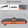 FUNDIARY Replacement for Nintendo Switch 2 Controller Switch Wireless Controllers Compatible with Switch 2 Shockproof Hard PC Protective Cover with 2 Thumb Caps Clear