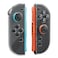 FUNDIARY Replacement for Nintendo Switch 2 Controller Switch Wireless Controllers Compatible with Switch 2 Shockproof Hard PC Protective Cover with 2 Thumb Caps Clear