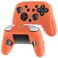 PAWDIARY 2025 Soft Silicone Case Compatible with Nintendo Switch 2 Pro Controller AntiSlip Switch 2 Pro Controller Protective Cover Skin Ergonomic Comfort Handle Design Orange