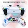 Jusy 2 Pack Compatible with PS5 Controller Soft Silicone Skin SweatProof DustProof AntiSlip Case Cover Protective Accessories Set for PS5 DualSense Controller with 10 Thumb Grips Graffiti