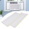 Pearwow Window AC Side PanelAir Conditioner Insulating Panel Kit for Window AC Units2Pack17Inch High x 10Inch WideWhite