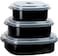 Reston Lloyd Calypso Basics by 6Piece Microwave Cookware Steamer and Storage Set Black