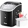 Silonn Nugget Ice Maker Countertop Chewable Pellet Ice Machine with SelfCleanin Function 36lbs24H Portable Ice Makers for Home Kitchen Officce Black