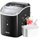 Silonn Nugget Ice Maker Countertop Chewable Pellet Ice Machine with SelfCleanin Function 36lbs24H Portable Ice Makers for Home Kitchen Officce Black