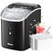 Silonn Nugget Ice Maker Countertop Chewable Pellet Ice Machine with SelfCleanin Function 36lbs24H Portable Ice Makers for Home Kitchen Officce Black