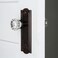 Nostalgic Warehouse Meadows Plate Interior Crystal Door Knob