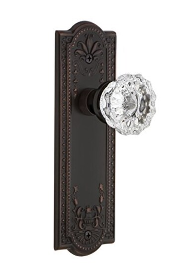 Nostalgic Warehouse Meadows Plate Interior Crystal Door Knob