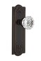 Nostalgic Warehouse Meadows Plate Interior Crystal Door Knob