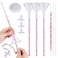 codree 3 Pack Beading Funnel Bracelet Making Kit Clay Bead Beading Tools Kit Beading Funnel Beading Needles for 024 Clay Beads Jewelry Making Bracelets Necklaces Not Include Clay Beads