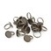 Honbay 20PCS 16mm Adjustable Finger Ring Blank Bases Round Finger Ring Trays Bronze