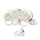 Honbay 20PCS 16mm Adjustable Finger Ring Blank Bases Round Finger Ring Trays Silver