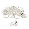 Honbay 20PCS 16mm Adjustable Finger Ring Blank Bases Round Finger Ring Trays Silver