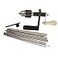 The Beadsmith EZ Coiler Pro Wire Elements Includes Mountable Base 9 Mandrels Chuck Key Instructions and a Storage Case Create Jump Rings Coiled Beads Beaded Coils and Spirals