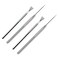 Honbay Pack of 2 Sets Clay Pottery Sculpture Feather Wire Texture Pro Needle Detail Tools