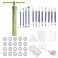 Allazone 19 PCS Polymer Clay Extruder kit Rotary Clay Extruder with 20 Tips Sugar Extruder Disks Polymer Clay Cutters Clay DIY Tool for Clay Modeling Tool
