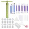 Allazone 19 PCS Polymer Clay Extruder kit Rotary Clay Extruder with 20 Tips Sugar Extruder Disks Polymer Clay Cutters Clay DIY Tool for Clay Modeling Tool