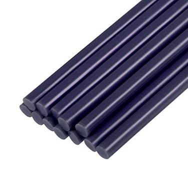 uxcell Mini Hot Glue Sticks for Glue Gun 7mm x 100mm Dark Blue 12pcs