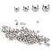 RUTICH 200pcs 5MM Antique Silver Round Dome Metal Studs Spots Nailheads Fastners