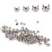 RUTICH 200pcs 5MM Antique Silver Round Dome Metal Studs Spots Nailheads Fastners