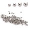 RUTICH 200pcs 5MM Antique Silver Round Dome Metal Studs Spots Nailheads Fastners