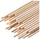 HOPELF 25PCS Wooden Dowel Rods 14 x 6 Inch Bamboo Sticks for Crafts Cake Dowels and DIY Projects