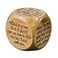 Faithworks Mealtime Prayer Cube 12Pk Brown Wood Rectangular Cube