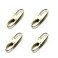 Zpsolution Zipper Clips Anti Theft Securing Pulls Closed Zipper Locks Anti Theft 4 Gold