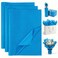 Koogel 120 Sheets Blue Tissue Paper Bulk 14 x 20 Inch Gift Wrapping Paper for Wedding Birthday DIY Crafts Art Project