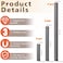 Flutesan 8 Pcs Knitting Chart Keeper Magnet Replacement Set Cross Stitch Line Keeper Knitting Pattern Holder Fold up Pattern Holder Only Magnet3 Size