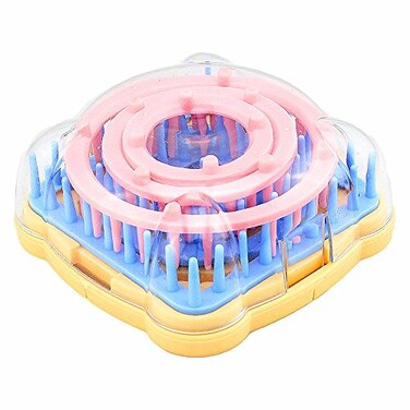 ALIMITOPIA Alimitopia Flower Knitting Loom KitDIY Wool Yarn Flower Maker Weaver Tool Set with Needle