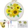 HTVRONT Embroidery Kit for Beginners 3D Sunflower Embroidery Kits with StepbyStep Video Tutorials Simple 5 Stitches Beginner Embroidery Kit for Adults Crafts