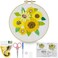 HTVRONT Embroidery Kit for Beginners 3D Sunflower Embroidery Kits with StepbyStep Video Tutorials Simple 5 Stitches Beginner Embroidery Kit for Adults Crafts